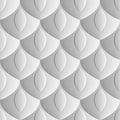 Seamless abstract background - scales embossed design. Royalty Free Stock Photo