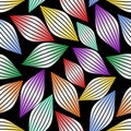 Seamless abstract background with stripped gradient multicolor elements Royalty Free Stock Photo