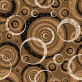 Seamless abstract beige grunge pattern Royalty Free Stock Photo