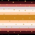 Seamless abstract boho striped glitter pattern