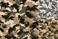 Seamless abstract camouflage pattern