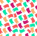Seamless abstract cheerful pattern