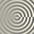 Seamless Abstract Circular Pattern. Monochrome Minimal Background