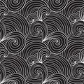Seamless abstract curl pattern