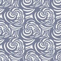 Seamless abstract curl pattern