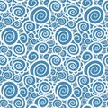 Seamless abstract curly wave pattern