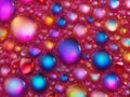 seamless abstract 3D background colorful bubbles Royalty Free Stock Photo