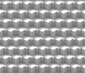 Seamless abstract 3d background pattern made of an array of multilayered cubes in shades of white