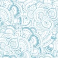 Seamless abstract floral summer theme pattern