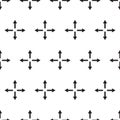 Seamless abstract geometric arrow pattern. Vector. Royalty Free Stock Photo