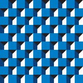 Seamless abstract geometric 3d block building pattern background