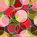 Seamless abstract geometric decorative background