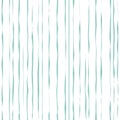 Seamless abstract geometric pattern with blue hand drawn stripes. Brush shabby strokes