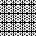 Seamless abstract geometric pattern. Knitted texture of braids. The texture of the strips.