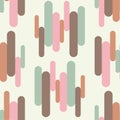 Seamless abstract geometric pattern. Mosaic texture. Dynamic shapes composition.