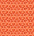 Seamless abstract geometric pattern, orange triange background, vector universal wallpaper