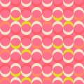 Seamless abstract geometric pattern. Retro style scale repeat background for fabric, textile print or wallpaper design Royalty Free Stock Photo