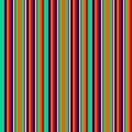 Seamless abstract geometric stripes vector background with colorful vertical lines turquoise orange dark blue red white