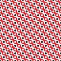 Seamless abstract geometric wave and dot pattern. Royalty Free Stock Photo