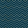 Seamless abstract geometric zigzag pattern Elegant luxury golden lines on a dark blue background Mens pattern zigzag print