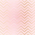 Seamless abstract geometric zigzag pattern Elegant luxury golden lines on a light pink background Girls pattern zigzag print