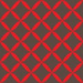 Seamless abstract grid gray red pattern