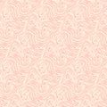 Seamless abstract hand-drawn curly pattern