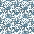 Seamless abstract hand drawn pattern, vector