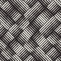 Seamless abstract hand drawn pattern. Vector freehand lines background texture. Ink brush strokes geometric design. Royalty Free Stock Photo