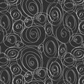 Seamless abstract hand drawn pattern vector illustration.