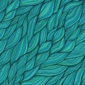 Seamless abstract hand-drawn pattern, waves background