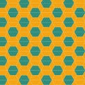 Seamless abstract hexagonal tiles pattern background Royalty Free Stock Photo