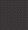 Seamless abstract intersecting hexagon weave mesh pattern