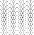 Seamless abstract intersecting hexagon weave mesh pattern