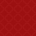 Seamless abstract intersecting and repeating modern red circles