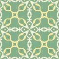 Seamless geometric kaleidoscope pattern in retro colors Royalty Free Stock Photo