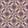 Seamless Abstract Kaleidoscope Pattern (Vector)