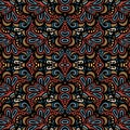 Seamless Abstract Kaleidoscope Pattern (Vector)