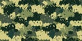 Seamless Abstract Khaki Texture Camouflage With Graffiti Streetart Pattern Background Vector Illustration