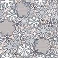 Seamless abstract lace floral pattern Royalty Free Stock Photo