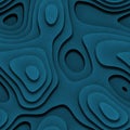 Seamless abstract layered blue background