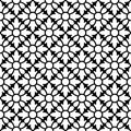 Seamless abstract linear indian art ornamental pattern