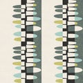 Seamless abstract mid-century modern pattern for backgrounds, fabric design, home decor