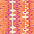 Seamless abstract mid century modern retro pattern Royalty Free Stock Photo