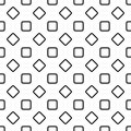 Seamless abstract monochrome rounded square pattern background design - halftone geometric vector graphic Royalty Free Stock Photo