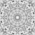 Seamless abstract mosaic kaleidoscop mandala pattern Royalty Free Stock Photo