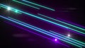 Seamless abstract motion light shining sparking glowing and shooting beams element in disco or nightclub dance music concept in ba