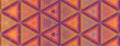 Seamless abstract multi colored purple, orange, yellow textured kaleidoscope pattern Royalty Free Stock Photo