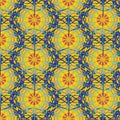 Seamless abstract multicolor gossamer pattern