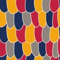 Seamless abstract multicolour pattern